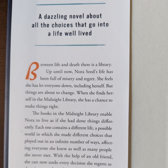 Hardcover Used Book - The Midnight Library - Picture 5 of 7